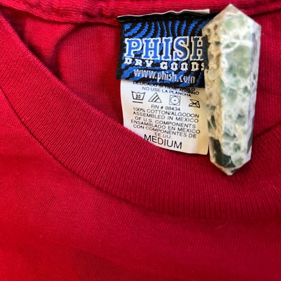 ⭕️Vintage Phish Red T-shirt size medium. Phish 2000 - Picture 2 of 6